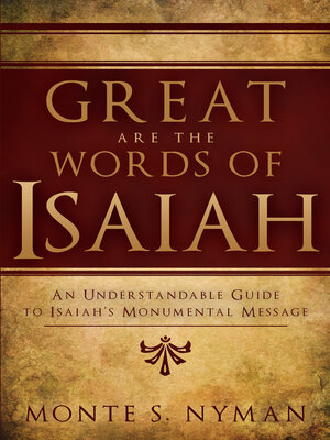cover image of Great are the Words of Isaiah